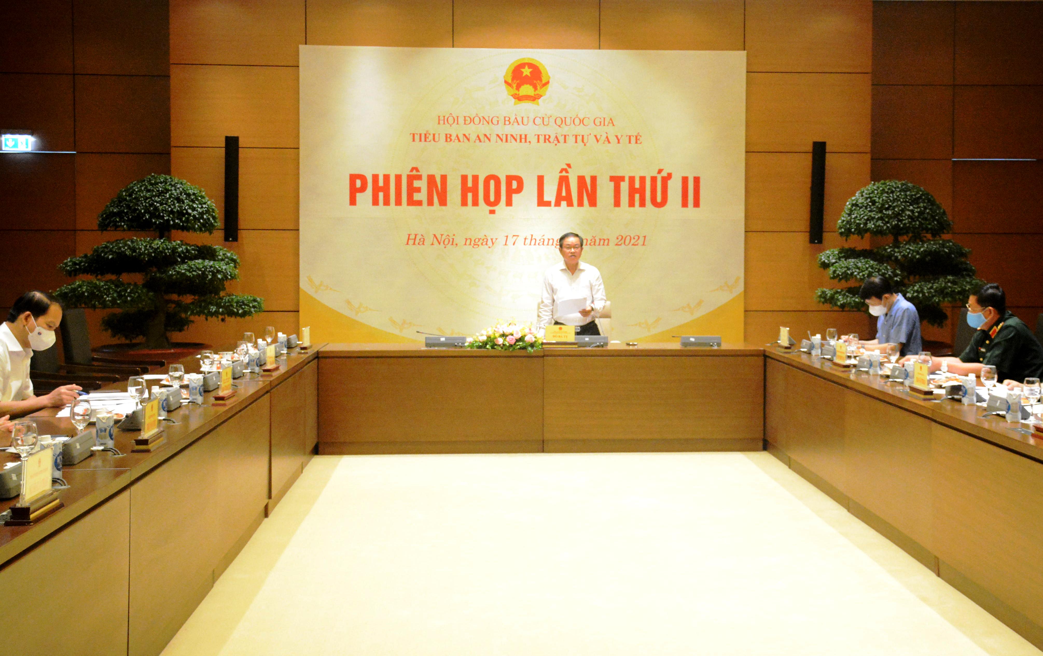 Sẵn sàng lực lượng, phương tiện bảo đảm an ninh, trật tự ngày bầu cử